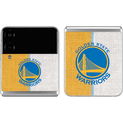 NBA Golden State Warriors Canvas Galaxy Z Flip4 5G Skin